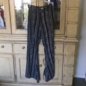 flow pants ,Hollister  size 0